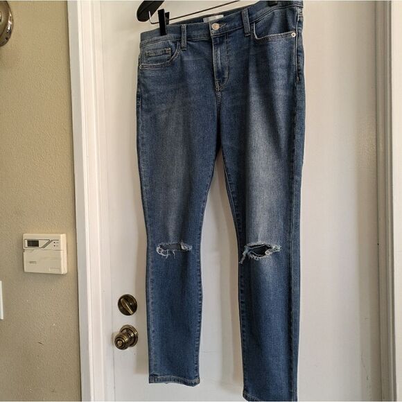 Current Elliott distressed denim jeans - Picture 2 of 8